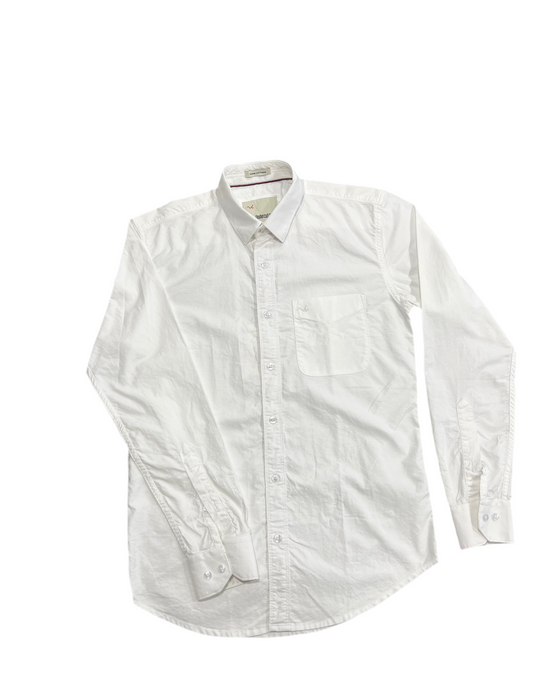 Men White Regular Fit Shirt