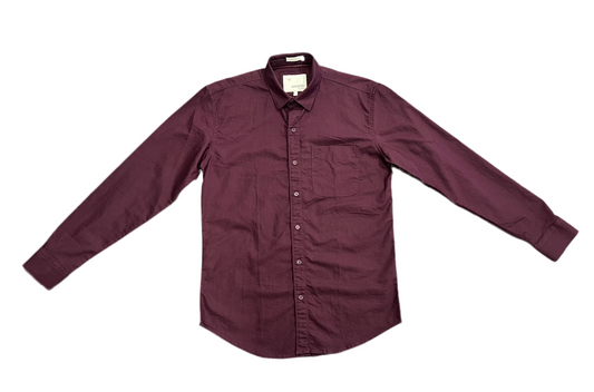 Men Wine Regular Fit Shirt