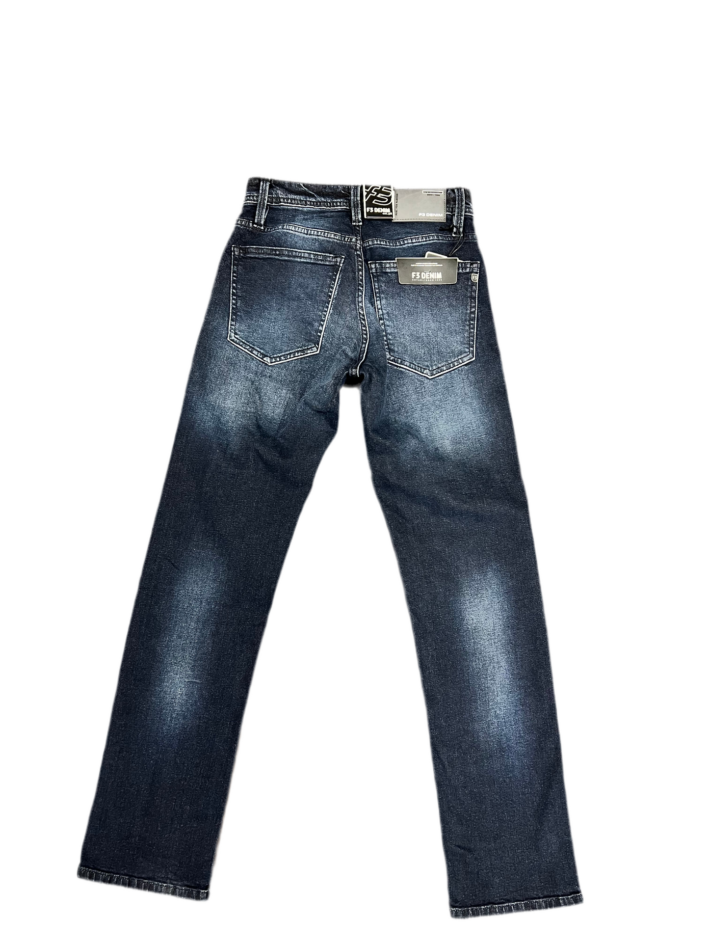 Men Navy Blue Regular Fit Jeans