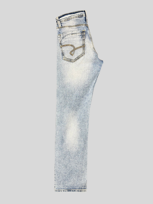 Men Light Blue Regular Fit Jeans