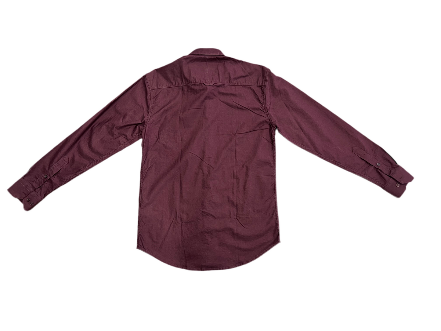Men Wine Regular Fit Shirt