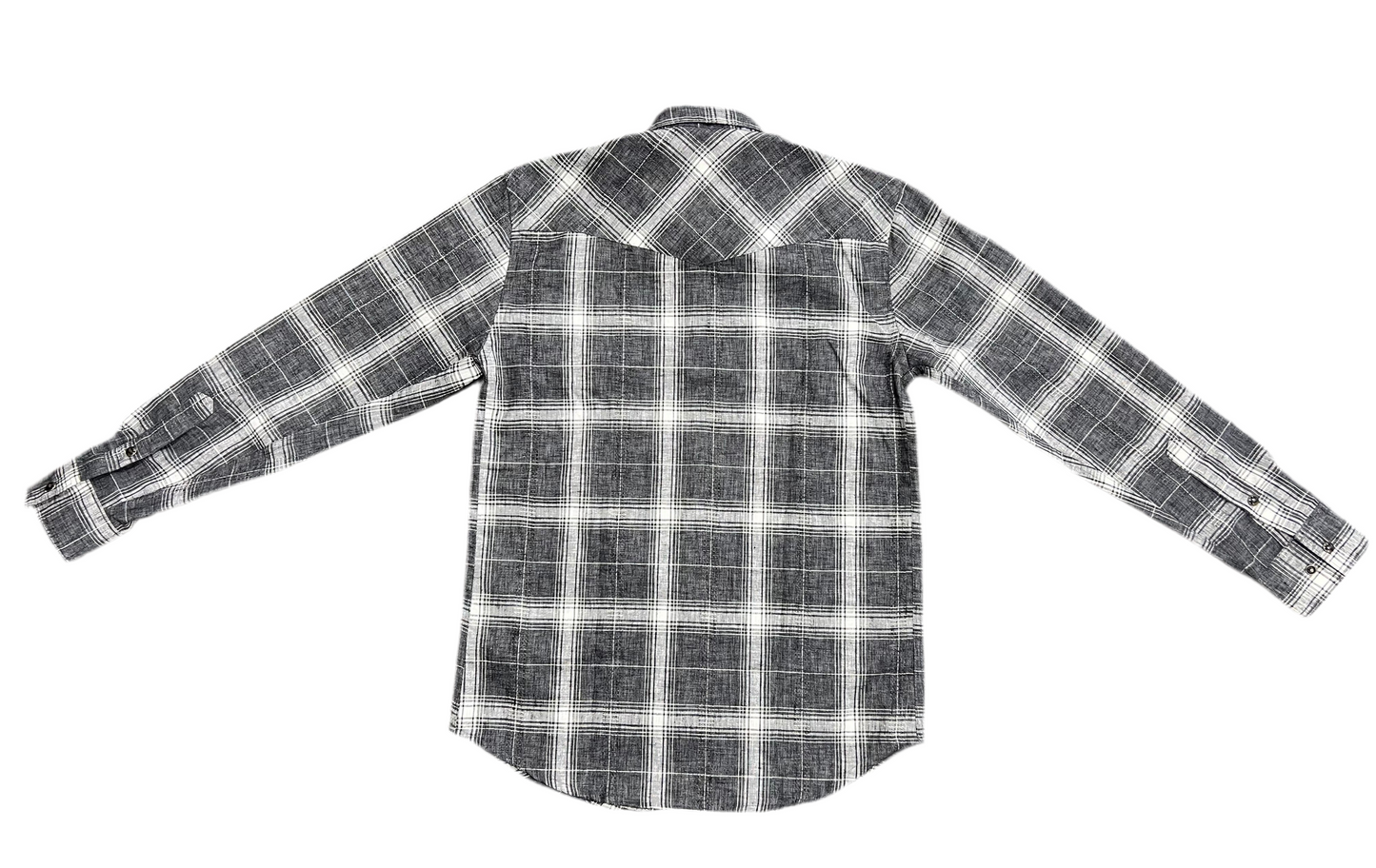 Men Black & White Check Regular Fit Casual Shirt