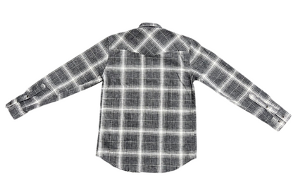Men Black & White Check Regular Fit Casual Shirt