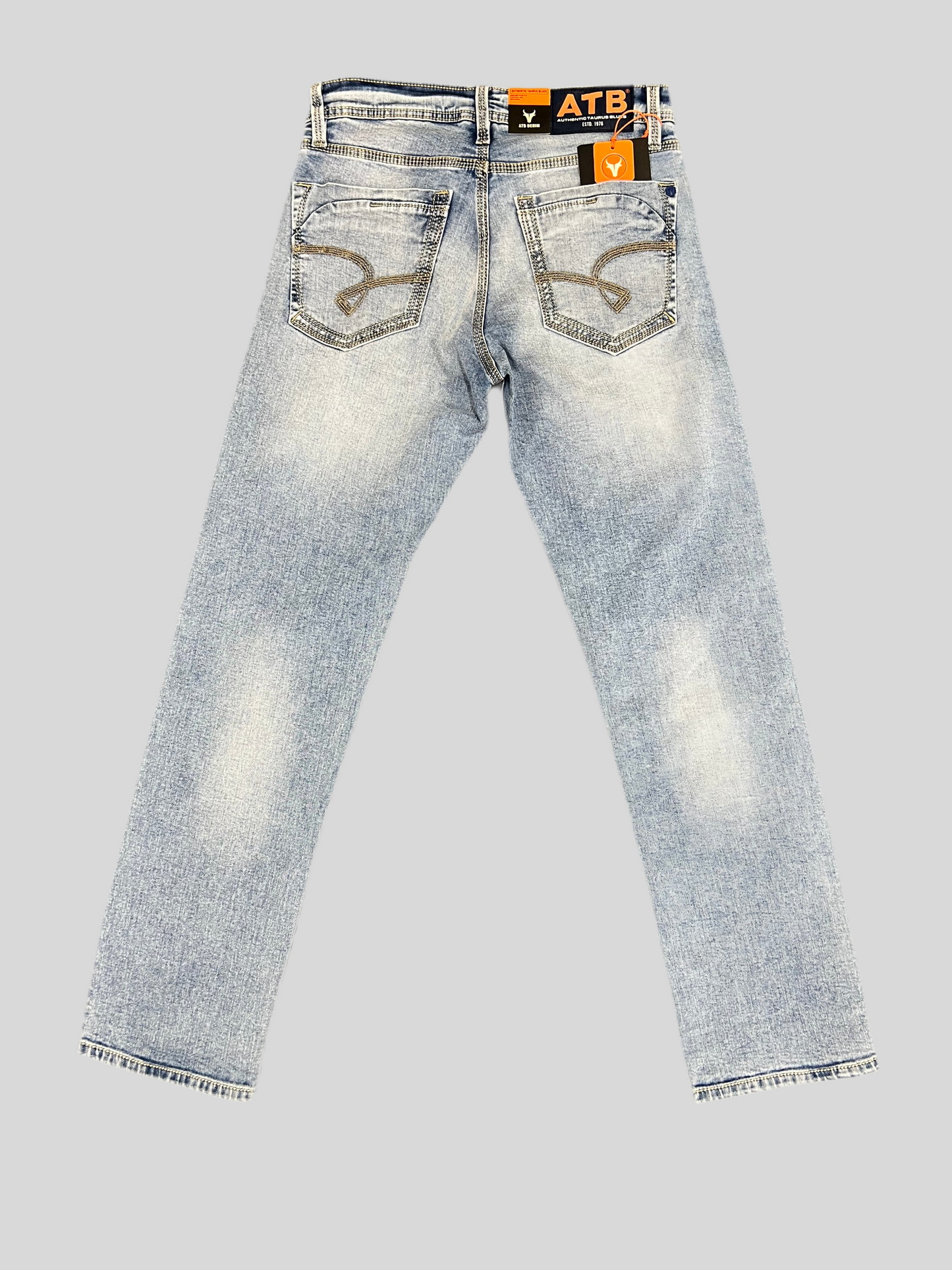 Men Light Blue Regular Fit Jeans