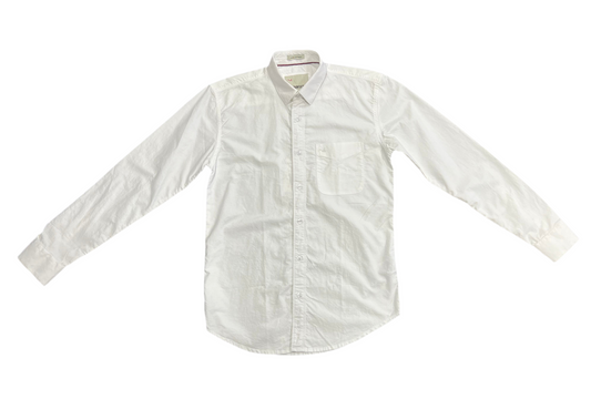 Men White Regular Fit Shirt