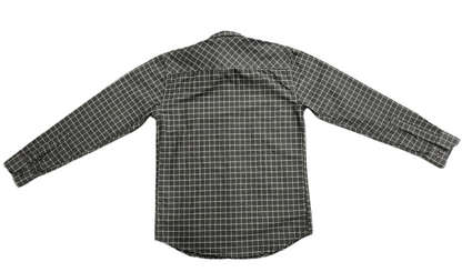 Men Black & White Check Pattern Regular Fit Shirt
